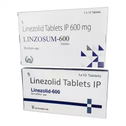 Зивокс аналог (Linezolid / Linospan / Linzosum) :: Линезолид Индия 600мг таб. №10 в Новосибирске и области фото